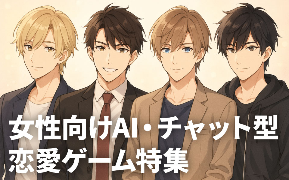 【2025年】自由チャット・AIで恋する女性向けチャット型恋愛ゲーム特集