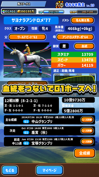 バヌシ伝説 めっちゃモテる競馬シミュレーションの画像