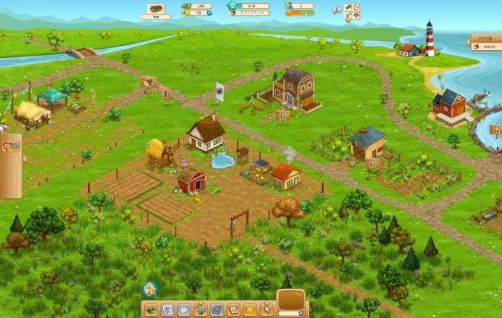 Goodgame BigFarm、作物や家畜を育てて農場を拡大する王道農場経営ゲーム