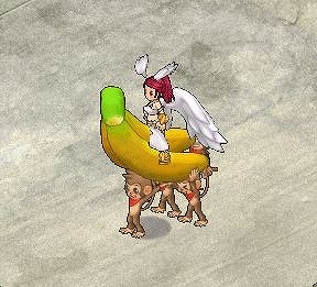 エンジェルラブオンライン、「ペット経験値2倍イベント」実施！夏限定！水着PDとバナナ型乗り物が登場の画像