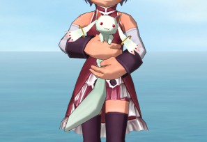 コラボ記念新規登録キャンペーンで、<br />
抽選で1000名に当たるゲーム内アイテム<br />
「キュゥべえのぬいぐるみ」