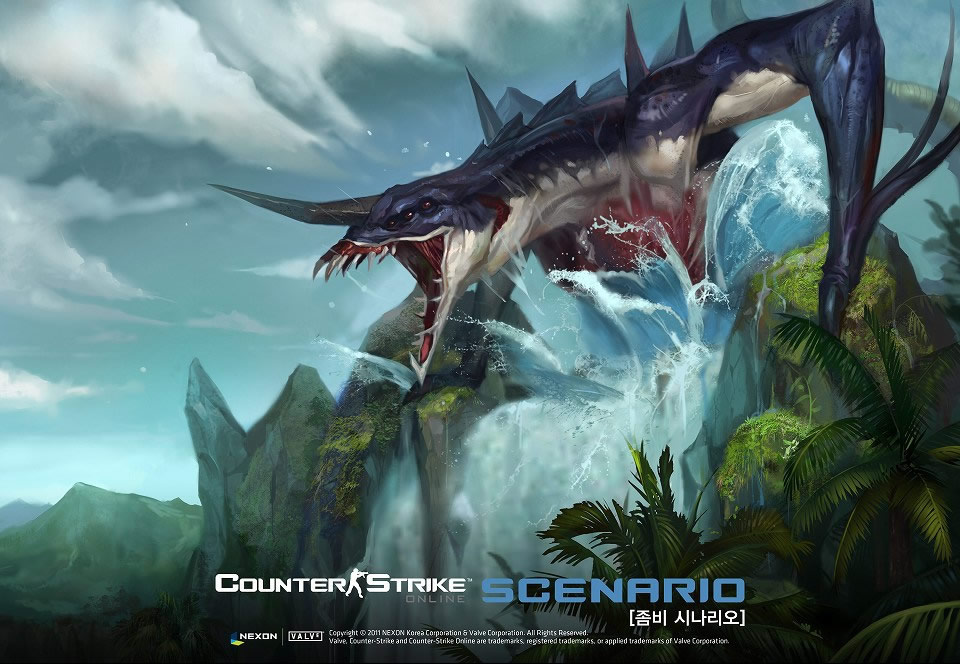 カウンターストライクオンライン、ゾンビサバイバルに新マップ「猛毒の傷」を追加＆武器アイテム「SKULL-1(無期限) 」期間限定販売の画像