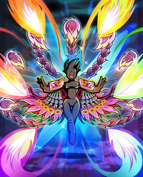 ゲットアンプドX、極楽鳥の羽根から作られたナイフアクセサリ「天雀翼棘」登場の画像