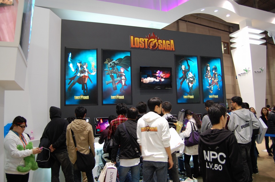 【G-STAR 2011】スマートフォン・タブレット向けタイトルが目立つWemade entertainmentとMOアクションRPG「Red Blood」を出展するBIG SPOONブースをレポートの画像