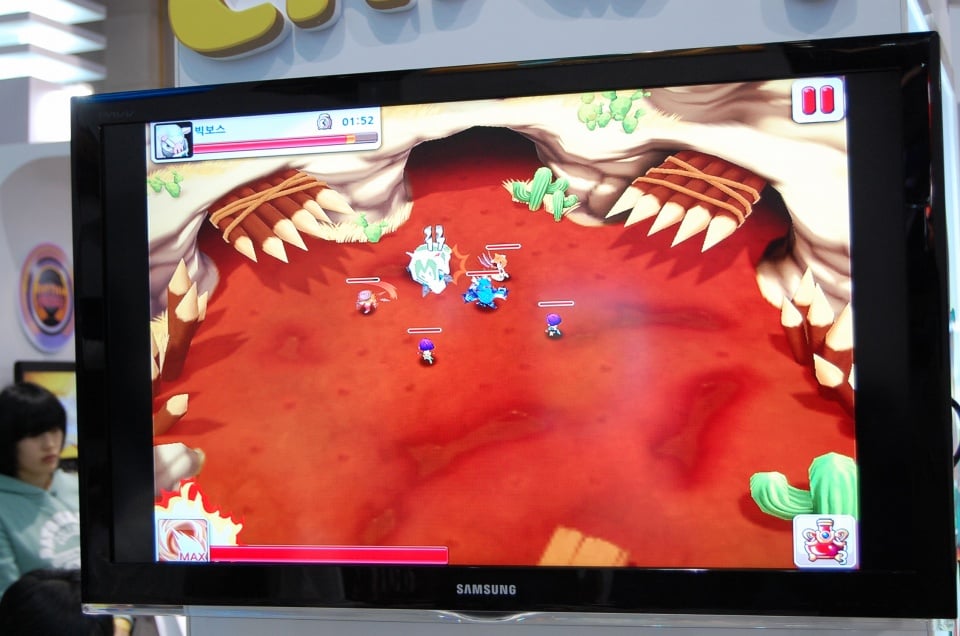 【G-STAR 2011】スマートフォン・タブレット向けタイトルが目立つWemade entertainmentとMOアクションRPG「Red Blood」を出展するBIG SPOONブースをレポートの画像