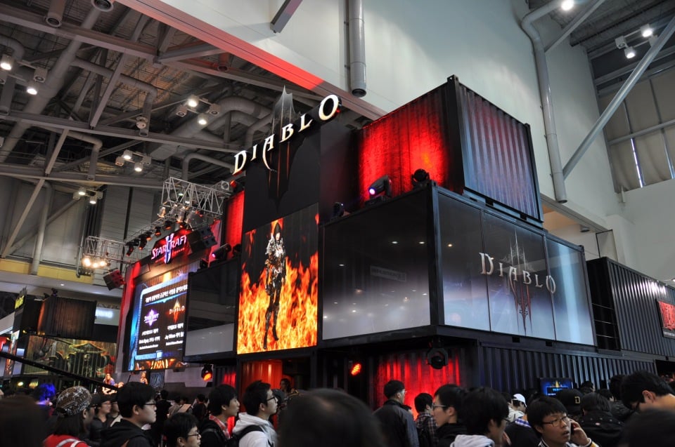 【G-STAR 2011】シリーズ最新作「DIABLO III」に注目が集まる！「StarCraft II」「World  of Warcraft」を出展したBlizzard Entertainmentブースレポートの画像