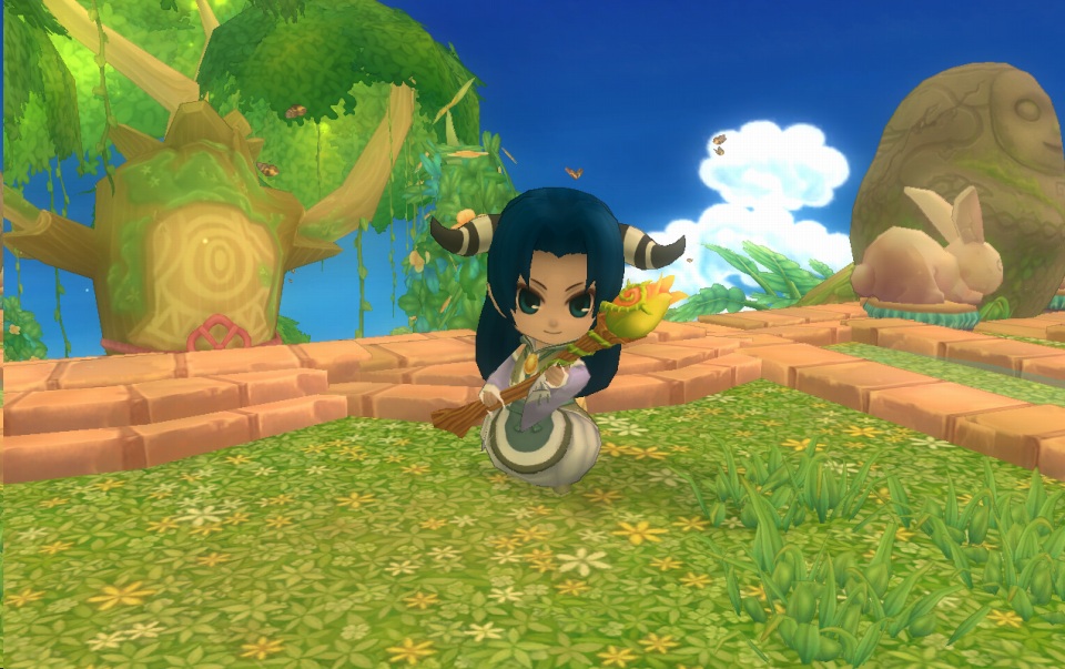 「晴空物語」連載第4回はオープンβテスト直前、これから楽しむプレイヤーへ動画もいっぱいお届け！プライベートダンジョンでワイワイ＆かわいいアバターも試着っ♪の画像