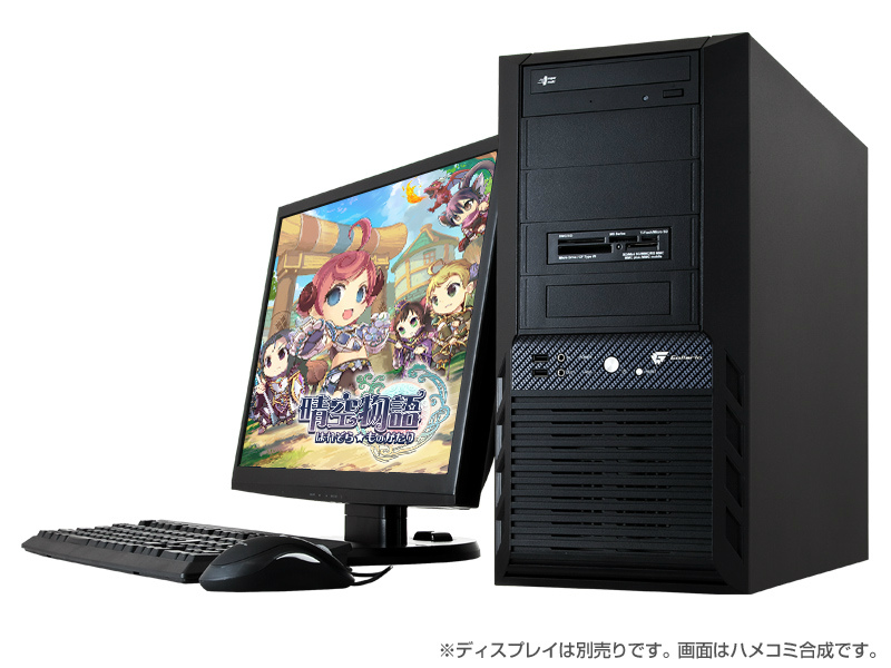 ドスパラ、多数の特典アイテムが付属した「晴空物語」推奨パソコン2種類の販売を開始の画像