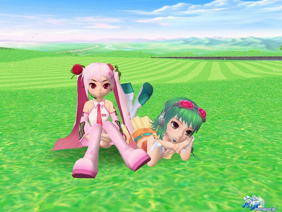 スカッとゴルフ パンヤ、「初音ミク」コラボレーション第2弾スタート！「桜ミク」「GUMI」衣装が登場の画像