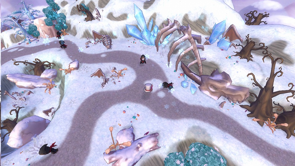 晴空物語、レベルキャップ開放と新マップが追加されるおっきめアップデート「冬の晴空ウィンター物語-first story-」第1弾公開の画像