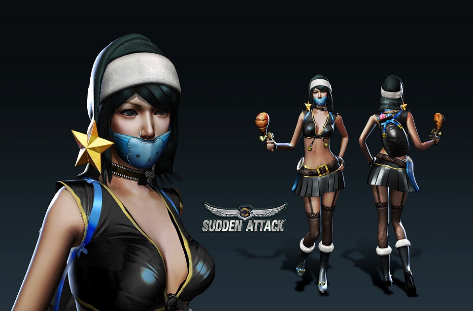 サドンアタック、サブミッションモードに新MAP「トルネード」を追加＆サドンガチャに新キャラクター「ブラックサンタキャラクター」追加の画像