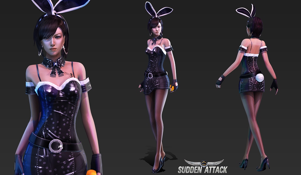 サドンアタック、新MAP「Vampire G-キューブ」と「Vampire ゲートウェイ」追加＆新規キャラクター「バニーキャラクター」パッケージ販売開始の画像