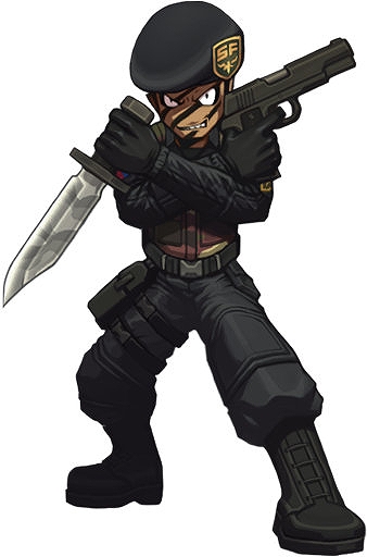 ロストサーガ、「スペシャルフォース」の兵士をモチーフにした新プレミアムヒーロー参戦！ゲーム内ではコラボ看板も登場の画像