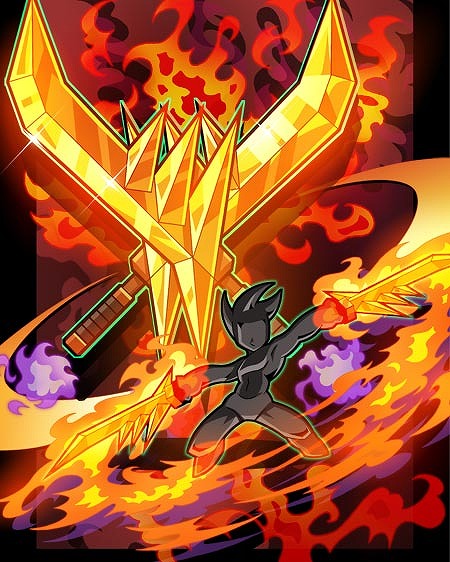 ゲットアンプドX、全てを焼き尽くす炎の双剣アクセサリ「サーマルバイト」登場の画像