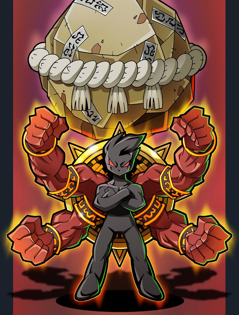 ゲットアンプドX、剛腕で敵を殴り飛ばす！6月14日のアップデートでアクセサリ「阿須羅」登場の画像