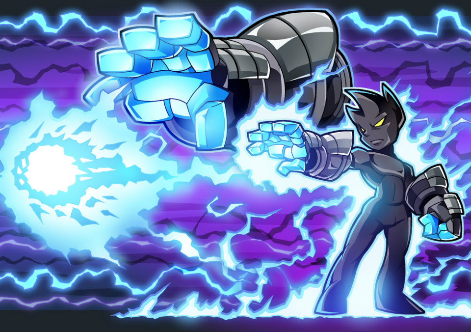 ゲットアンプドX、高圧電流で敵を打つ！アクセサリ「ライトニングフィスト」登場の画像