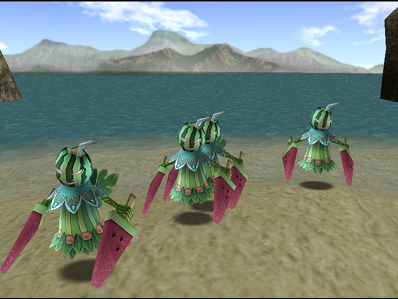 プリストンテール、全フィールドのアイテムドロップ率調整を含むアップデートを実施＆スイカ怪物を倒してアイテムが入手できる「スイカ食べたい！」イベントも開催の画像