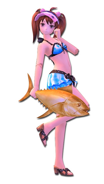 トイ・ウォーズ、水着をテーマにしたトイくじ第5弾復刻＆2012年バージョンカラーが登場！「スクール水着とリボルバズーカ」「フレッシュ水着と黄金マグロ」同時発売の画像