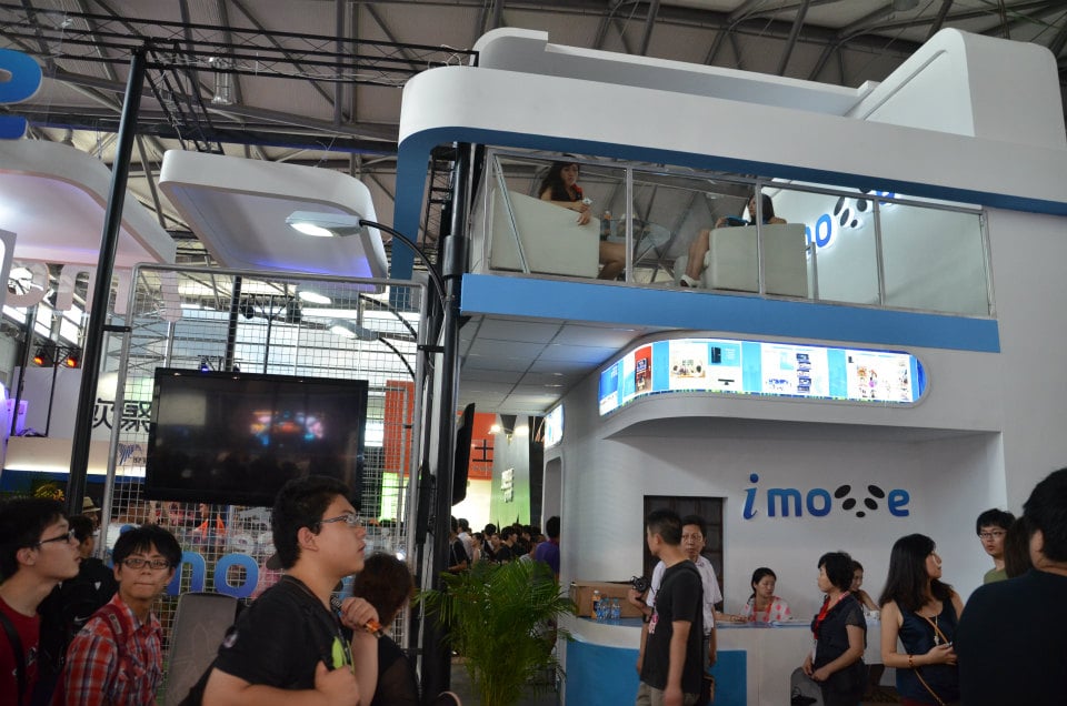 【ChinaJoy 2012】アプリの出展も多い「kongzhong」ブースやモーションセンサー活用タイトルが目を引く「imove」ブースなどを写真で紹介！の画像