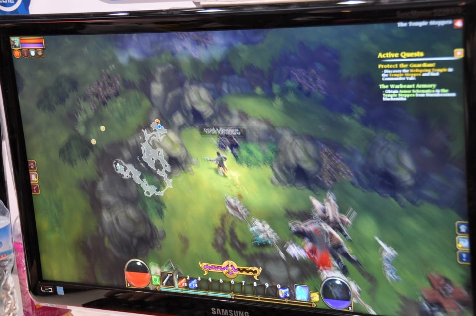 【ChinaJoy 2012】「聖闘士星矢 ONLINE」シアターではムービーが公開、「Torch LightII」「Dungeons and Dragons Neverwinter」も展示！PERFECT WORLDブースレポの画像