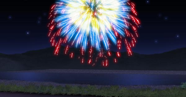 キャラフレ、新エリアにて花火大会「翔栄大華火祭」が開催の画像