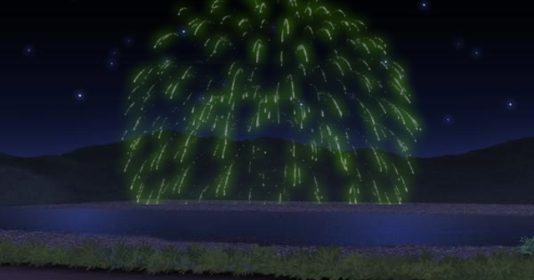 キャラフレ、新エリアにて花火大会「翔栄大華火祭」が開催の画像