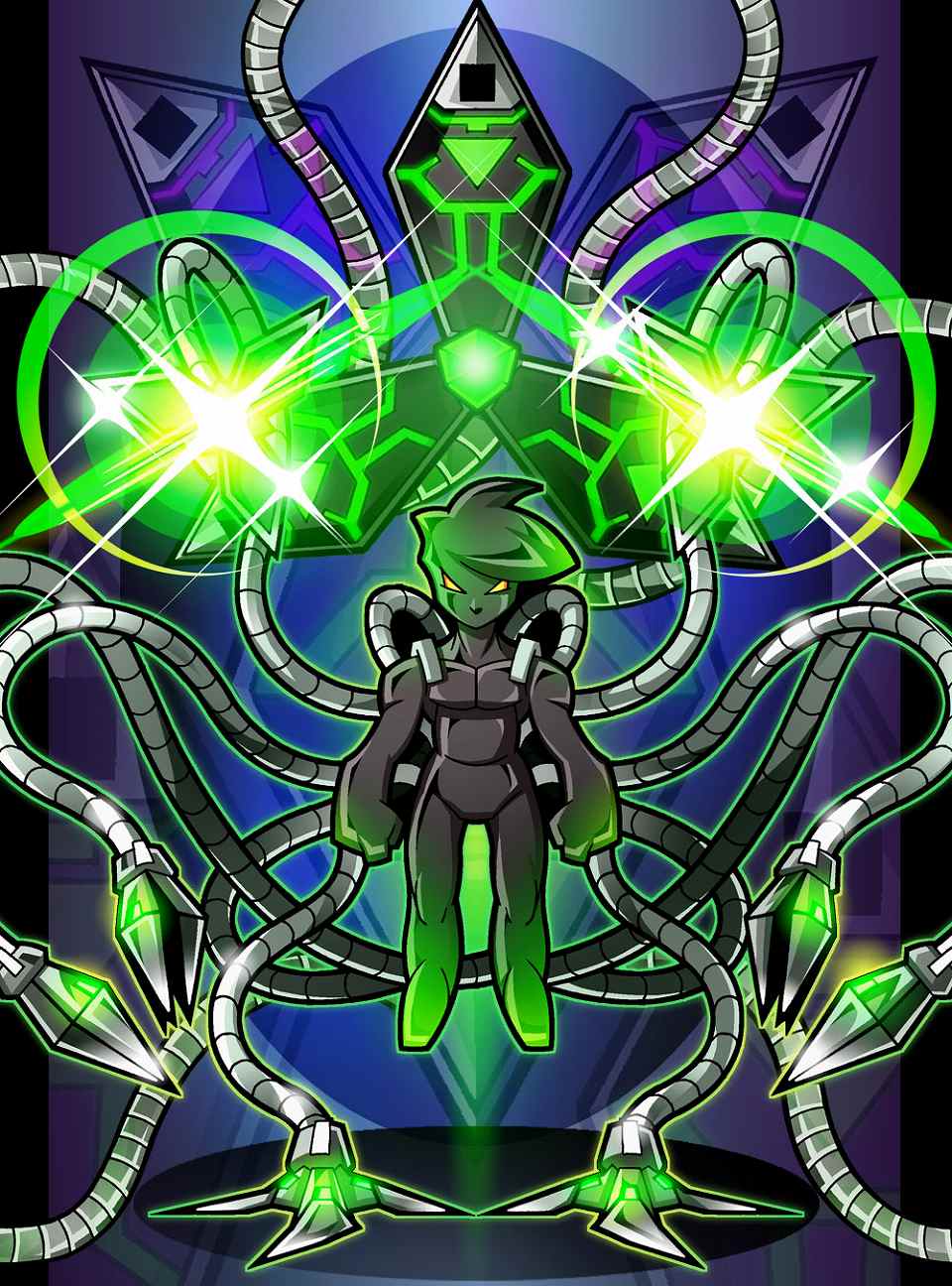 ゲットアンプドX、相手のエネルギーを吸い形体を進化させるアクセサリ「ストークテンタクル」登場の画像