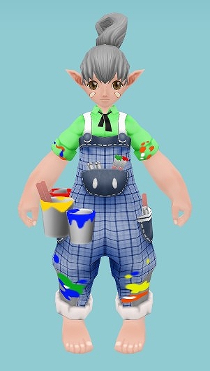 マスター・オブ・エピック、ハロウィンを先取る新作帽子「コウモリ ハット」＆芸術の秋にぴったりの新作衣装「オーバーオール」登場の画像