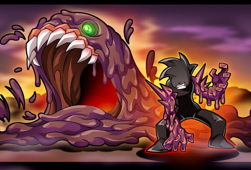 ゲットアンプドX、足元の自由を奪うヘドロが襲い掛かる！アクセサリ「スラッジハンズ」登場の画像