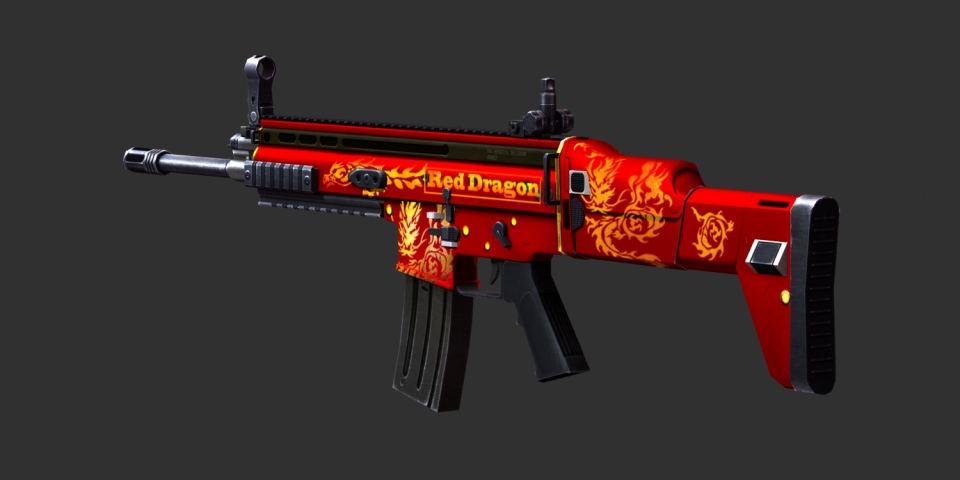 クロスファイア、新武器「SCAR Light - Red Dragon」実装！さらに「World Cyber Games 2012」日本代表クランが決定の画像