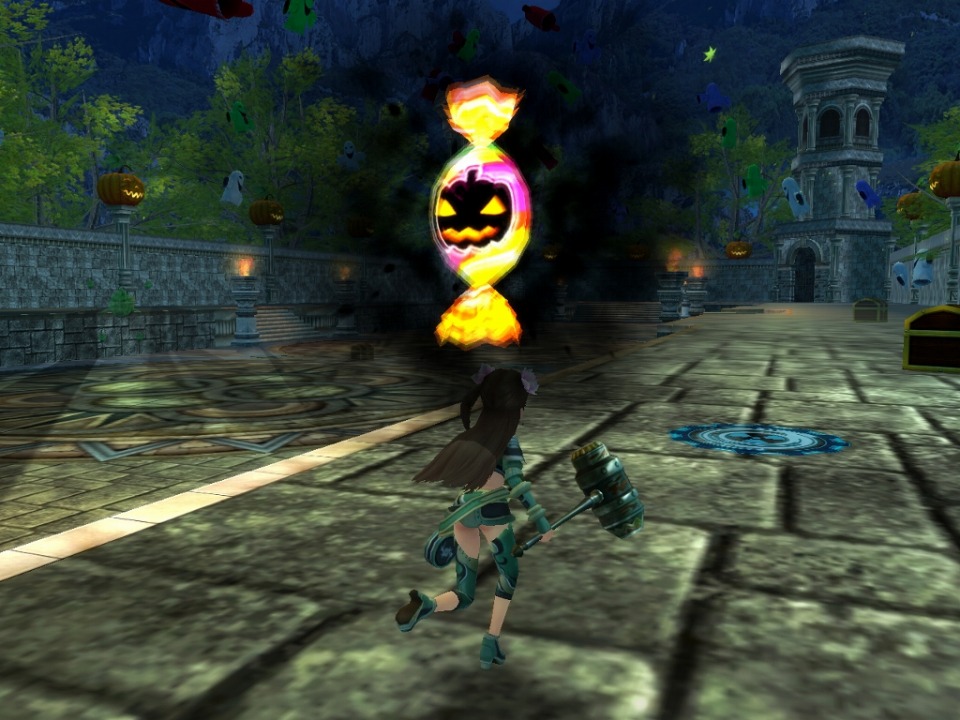 アークフロンティア、ハロウィンイベント開催！ 「ミニゲーム　カラフルPokets」実装などを含むハロウィンアップデート実施の画像