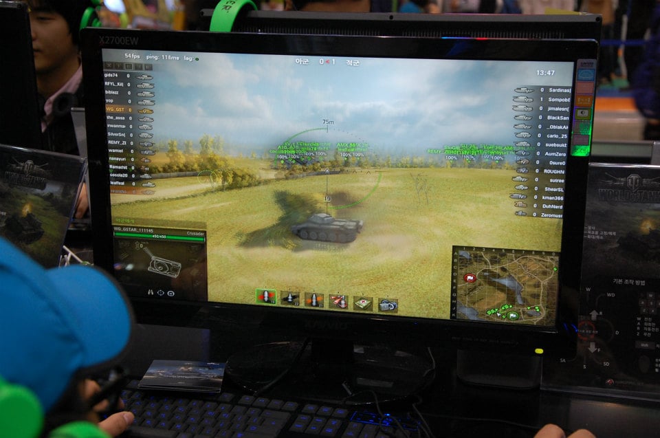 【G-STAR 2012】韓国でのスーパーテストを控えた「World of Tanks」のほか「World of Warplanes」も試遊できたWargaming KOREAブースをレポートの画像