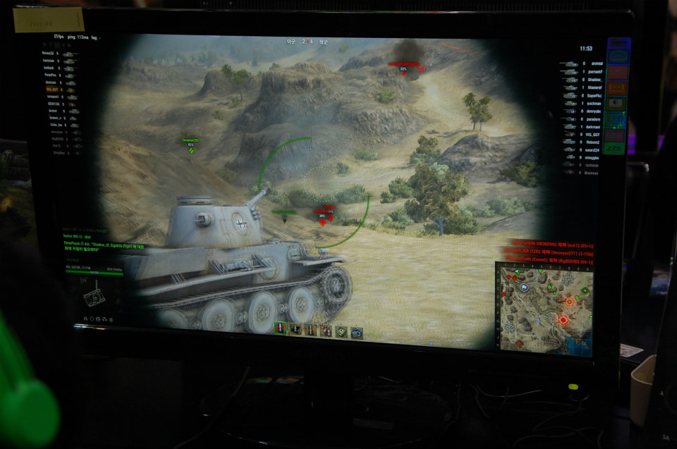 【G-STAR 2012】韓国でのスーパーテストを控えた「World of Tanks」のほか「World of Warplanes」も試遊できたWargaming KOREAブースをレポートの画像