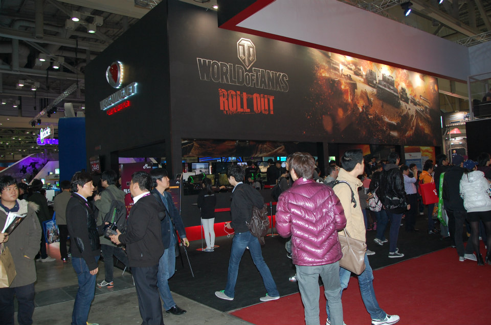 【G-STAR 2012】韓国でのスーパーテストを控えた「World of Tanks」のほか「World of Warplanes」も試遊できたWargaming KOREAブースをレポートの画像