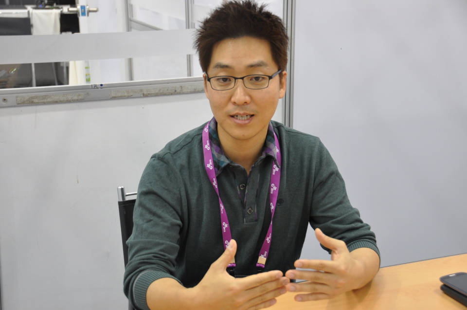 【G-STAR 2012】韓国内でのカンファレンスも近日予定、モバイル連動や低スペックPCでも遊べるように開発―ついにベールを脱ぐ「EOS（ECHO OF SOUL）」Nvius社に直撃インタビューを実施の画像