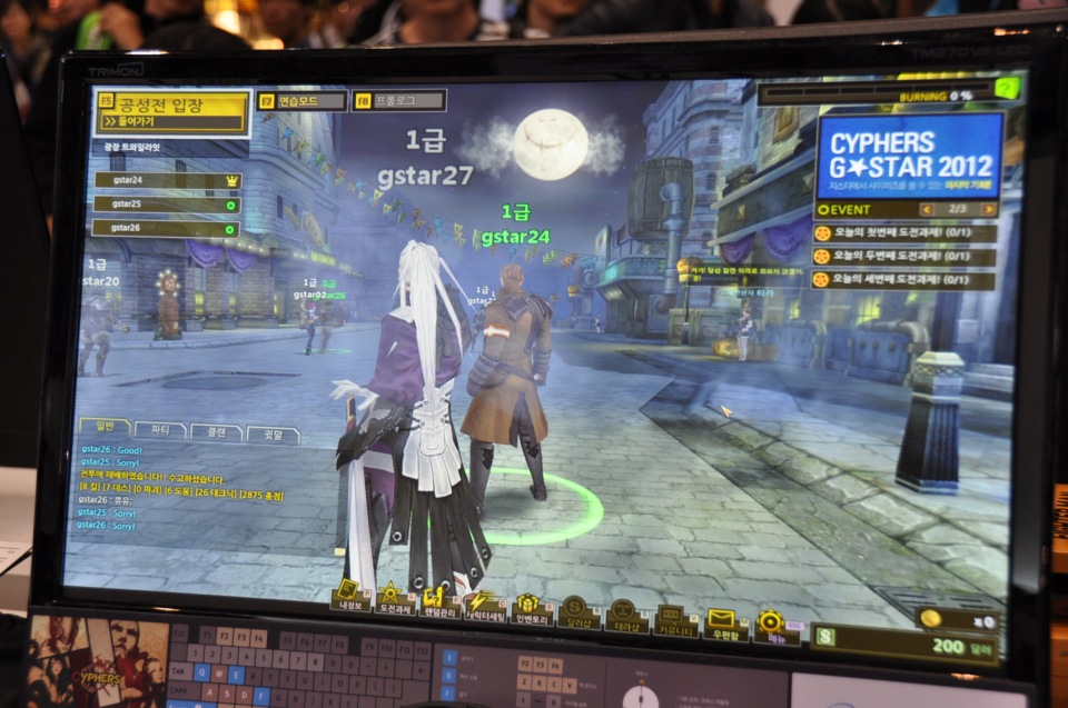 【G-STAR 2012】開幕後NEXONブースで最大の行列を作ったオンラインAOS「Cyphers」ブースレポート＆動画を紹介の画像