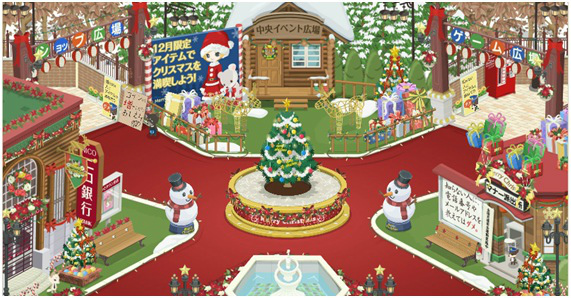 ニコッとタウン、「12月限定クリスマスアイテム」が入荷＆12月のイベント情報を公開の画像