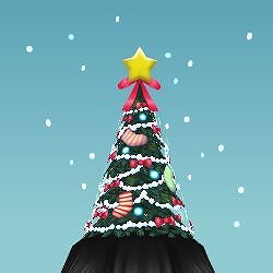マスター・オブ・エピック、もういくつ寝るとクリスマス！「頭乗せ クリスマス ツリー」登場の画像