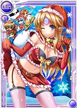 桃色大戦ぱいろん、アキュラとエルミアのクリスマスバージョンカードが登場！の画像