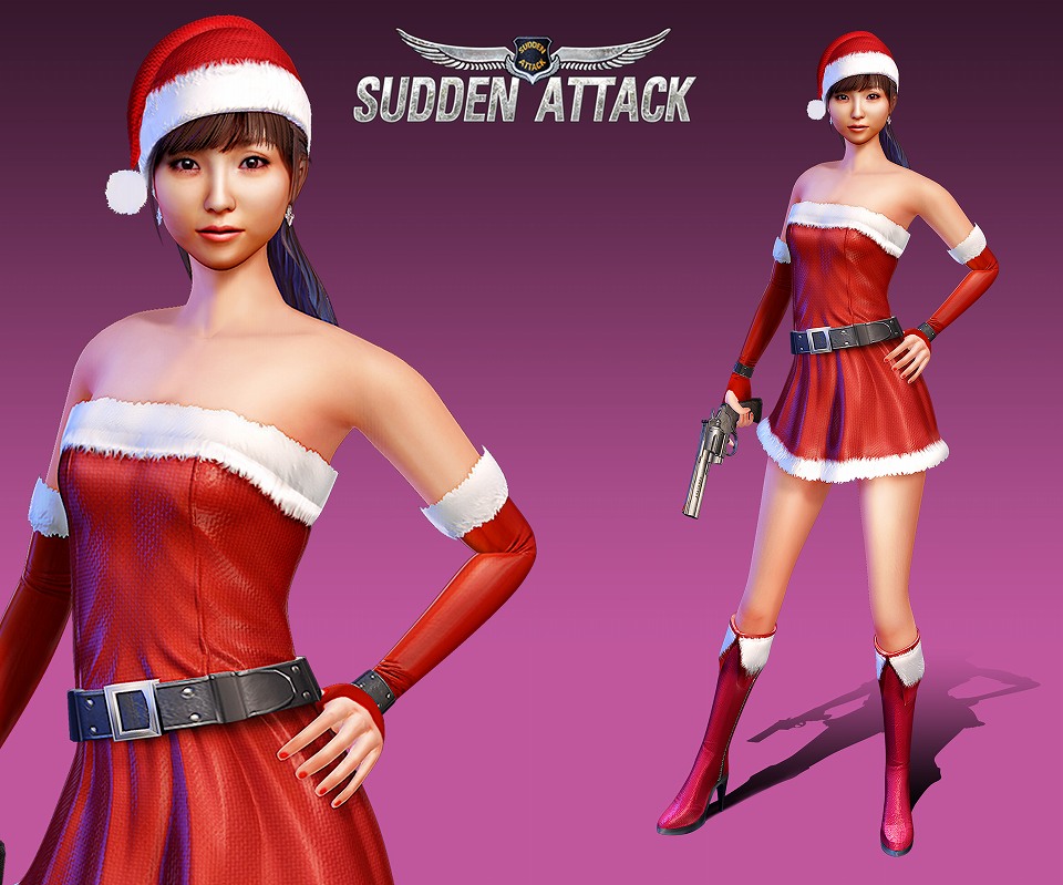 サドンアタック、サブミッションモードに新MAP「A補給倉庫（ACEモード）」追加＆新規キャラクター「吉木りさキャラクター」クリスマスバージョンの販売開始の画像