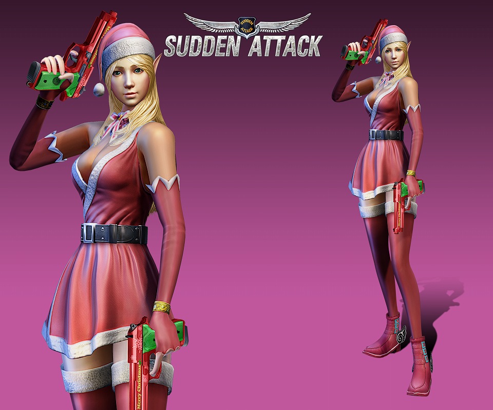 サドンアタック、サブミッションモードに新MAP「A補給倉庫（ACEモード）」追加＆新規キャラクター「吉木りさキャラクター」クリスマスバージョンの販売開始の画像