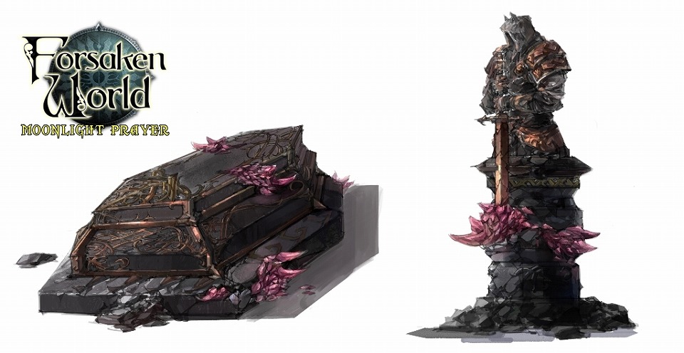 フォーセイクンワールド、「UPDATE Stage.2 MOONLIGHT PRAYER」の設定原画を公開の画像