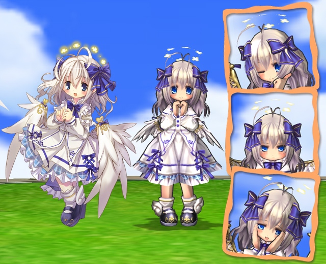 エミル・クロニクル・オンライン、ECOくじ「ブランシュ・プチ・アンジュ」販売開始！イベント「イリスと記憶の書架」に登場する「エンジェルフェザー・アルマ」とおそろいにの画像