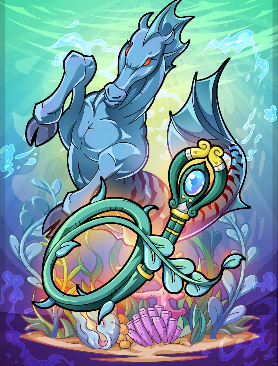 ゲットアンプドX、半馬半魚の幻獣を操る新アクセサリ「ケルピー」登場の画像