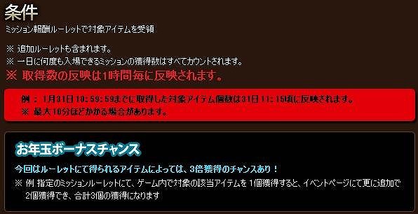 グラナド・エスパダ、「お年玉ミッションルーレットキャンペーン」＆「ブリスティアGOLDRUSH！！」を同時開催の画像