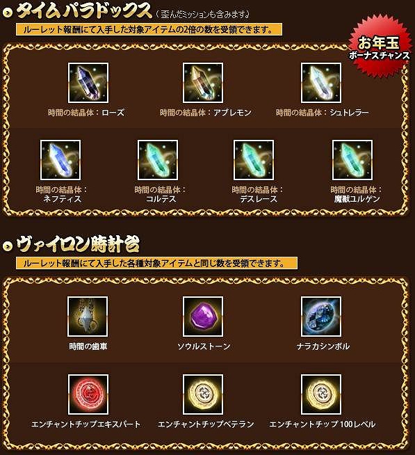 グラナド・エスパダ、「お年玉ミッションルーレットキャンペーン」＆「ブリスティアGOLDRUSH！！」を同時開催の画像