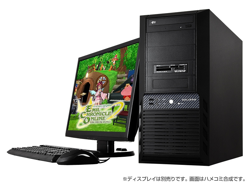 ドスパラ、ゲームパソコン「GALLERIA エミル・クロニクル・オンライン 推奨モデル HX」の販売を開始の画像
