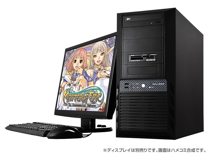 GALLERIA、ゲームパソコン「ドルアーガの塔」「パンドラサーガ」「マスター・オブ・エピック」推奨モデルの販売を開始の画像