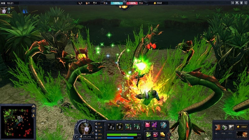 カオス ヒーローズ オンライン、新たなヒーロー凍雨の守護者「ザイロス」と蛇顔の魔女「メデューサ」を紹介の画像