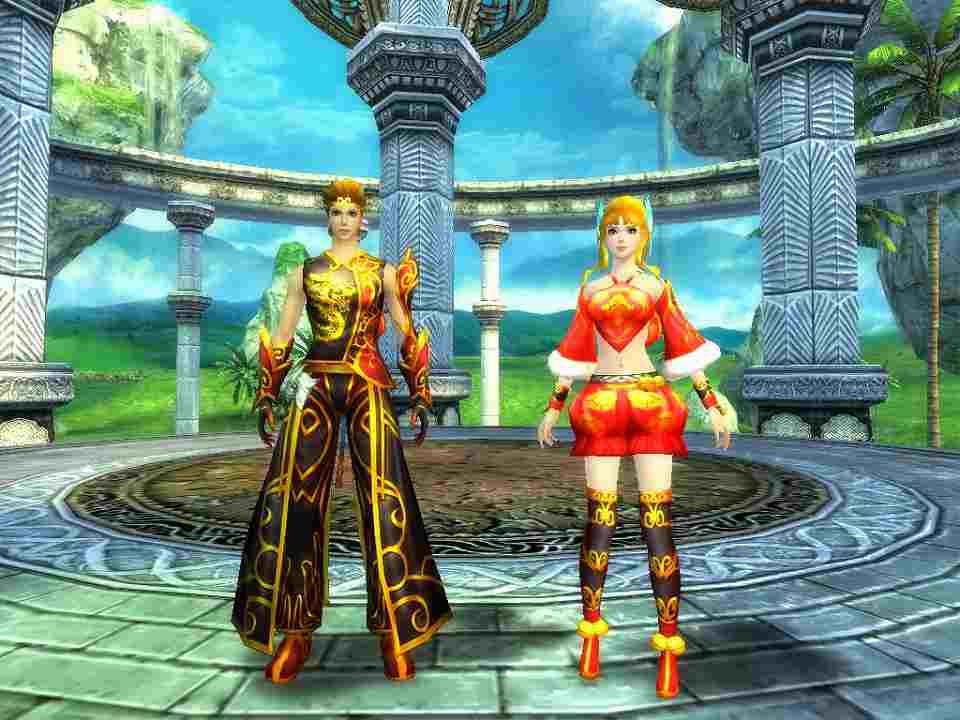 アークフロンティア、アイテムモールにてチャイナ系衣装スキンを実装の画像